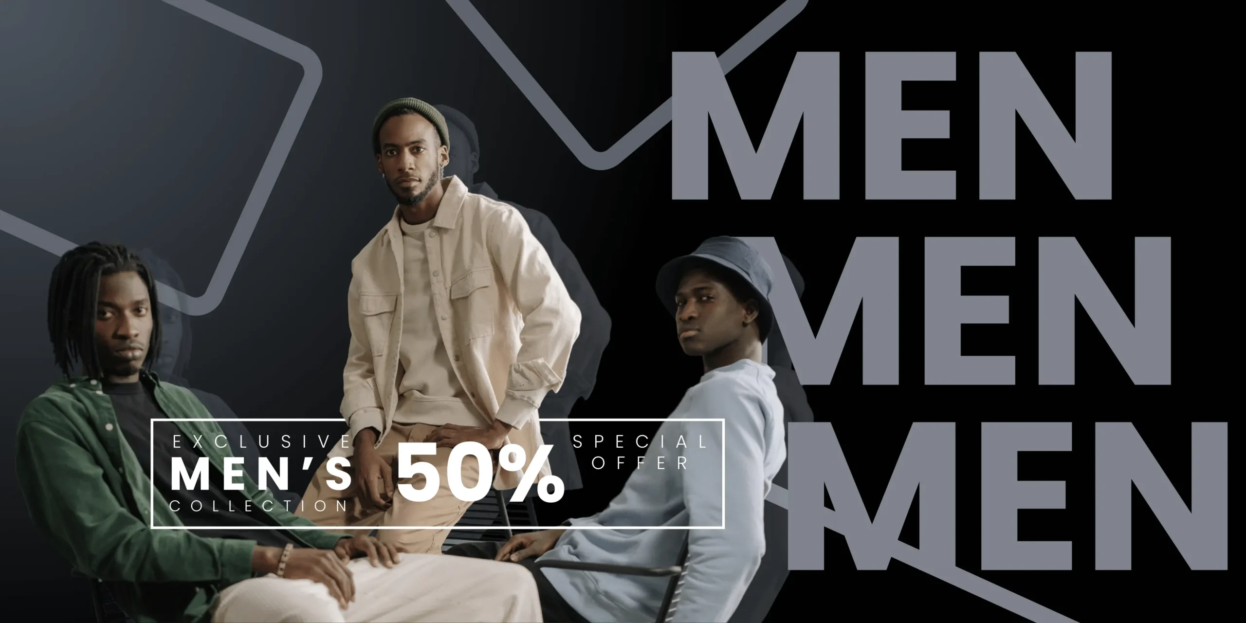 Black Modern Hoodie sale Medium Banner landscap (1)